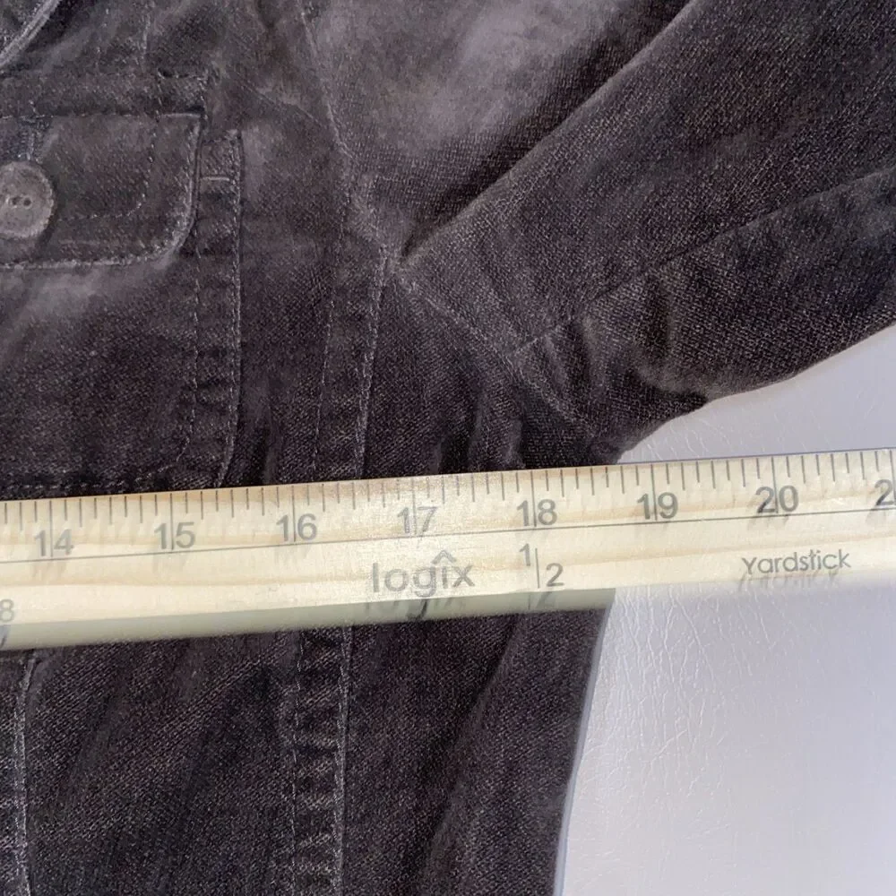 Ann Taylor Loft Women’s Soft Denim Jean Jacket Size 6 Brown - Picture 4 of 6